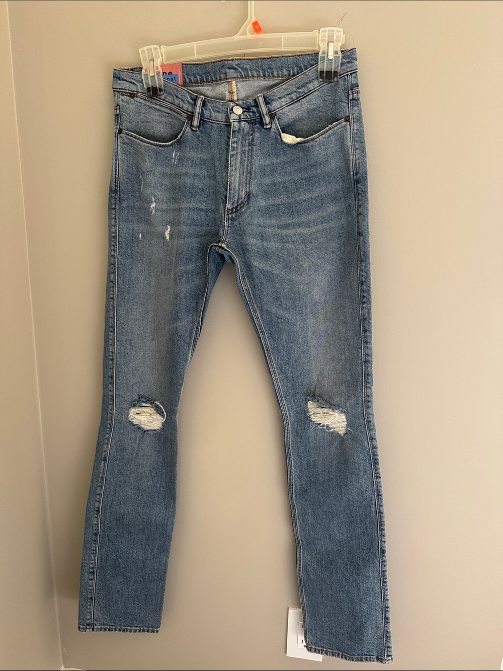 ACNE STUDIOS DISTRESSED DENIM